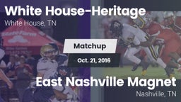 Matchup: White House-Heritage vs. East Nashville Magnet 2016