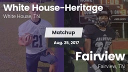 Matchup: White House-Heritage vs. Fairview  2017