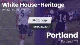 Matchup: White House-Heritage vs. Portland  2017