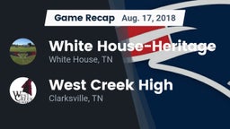Recap: White House-Heritage  vs. West Creek High 2018