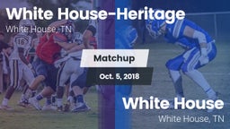 Matchup: White House-Heritage vs. White House  2018