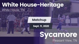 Matchup: White House-Heritage vs. Sycamore  2020