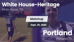 Matchup: White House-Heritage vs. Portland  2020