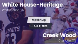 Matchup: White House-Heritage vs. Creek Wood  2020