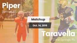 Matchup: Piper vs. Taravella  2016