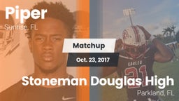 Matchup: Piper vs. Stoneman Douglas High 2017
