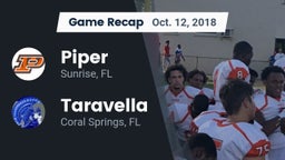 Recap: Piper  vs. Taravella  2018