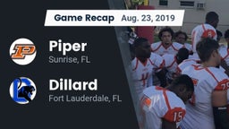 Recap: Piper  vs. Dillard  2019