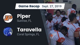 Recap: Piper  vs. Taravella  2019