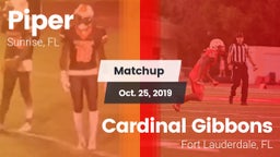 Matchup: Piper vs. Cardinal Gibbons  2019