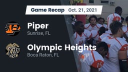 Recap: Piper  vs. Olympic Heights  2021