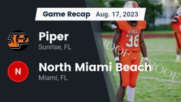 Recap: Piper  vs. North Miami Beach  2023