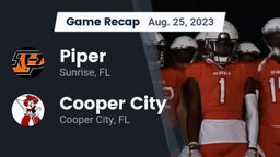 Recap: Piper  vs. Cooper City  2023