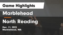 Marblehead  vs North Reading  Game Highlights - Dec. 11, 2023