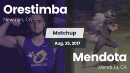 Matchup: Orestimba vs. Mendota  2017