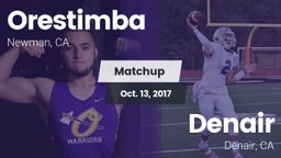 Matchup: Orestimba vs. Denair  2017