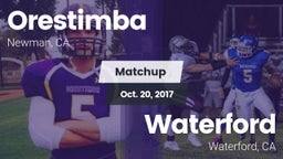 Matchup: Orestimba vs. Waterford  2017