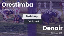 Matchup: Orestimba vs. Denair  2018