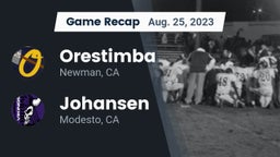 Recap: Orestimba  vs. Johansen  2023