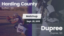 Matchup: Harding County vs. Dupree  2018