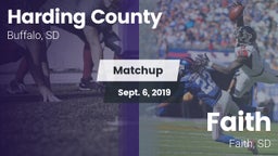 Matchup: Harding County vs. Faith  2019