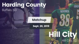 Matchup: Harding County vs. Hill City  2019