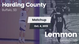 Matchup: Harding County vs. Lemmon  2019