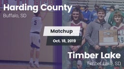 Matchup: Harding County vs. Timber Lake  2019