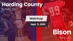 Matchup: Harding County vs. Bison  2020