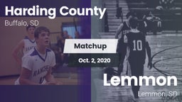 Matchup: Harding County vs. Lemmon  2020