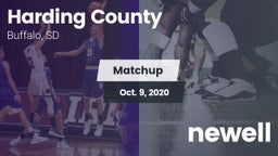 Matchup: Harding County vs. newell  2020