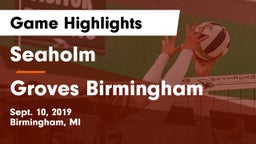 Seaholm  vs Groves  Birmingham Game Highlights - Sept. 10, 2019