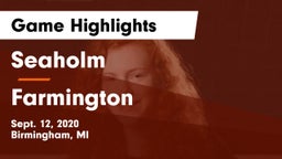 Seaholm  vs Farmington  Game Highlights - Sept. 12, 2020
