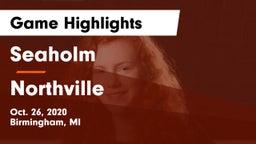 Seaholm  vs Northville  Game Highlights - Oct. 26, 2020
