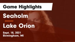 Seaholm  vs Lake Orion  Game Highlights - Sept. 18, 2021