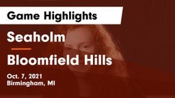 Seaholm  vs Bloomfield Hills  Game Highlights - Oct. 7, 2021