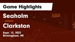 Seaholm  vs Clarkston Game Highlights - Sept. 13, 2022