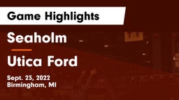 Seaholm  vs Utica Ford Game Highlights - Sept. 23, 2022