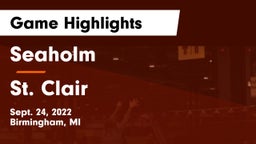 Seaholm  vs St. Clair Game Highlights - Sept. 24, 2022
