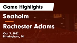 Seaholm  vs Rochester Adams Game Highlights - Oct. 3, 2022