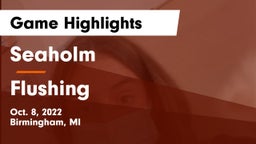 Seaholm  vs Flushing  Game Highlights - Oct. 8, 2022