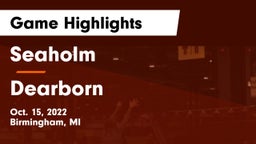 Seaholm  vs Dearborn Game Highlights - Oct. 15, 2022