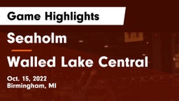 Seaholm  vs Walled Lake Central Game Highlights - Oct. 15, 2022