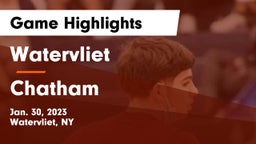 Watervliet  vs Chatham  Game Highlights - Jan. 30, 2023