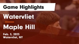 Watervliet  vs Maple Hill   Game Highlights - Feb. 3, 2023