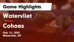 Watervliet  vs Cohoes  Game Highlights - Feb. 21, 2023