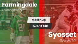 Matchup: Farmingdale vs. Syosset  2019
