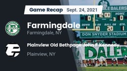 Recap: Farmingdale  vs. Plainview Old Bethpage John F Kennedy  2021