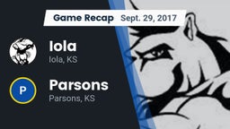 Recap: Iola  vs. Parsons  2017