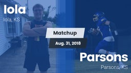 Matchup: Iola vs. Parsons  2018